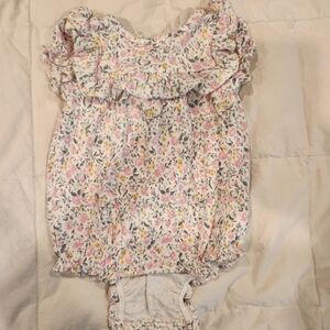 Janie and Jack floral bodysuit 0-3 months